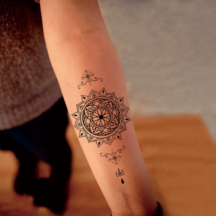 Sanskrit Mantra Words Temporary Tattoos Body Art Tattoo ...