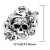 Large Skull Tattoo Sticker Body Art Makeup Temporary Tattoos Fake Tattoo For Men