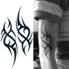 Men Arm Totem Tattoo Temporary Tattoos Sticker Fake Tattoo Body Art Waterproof